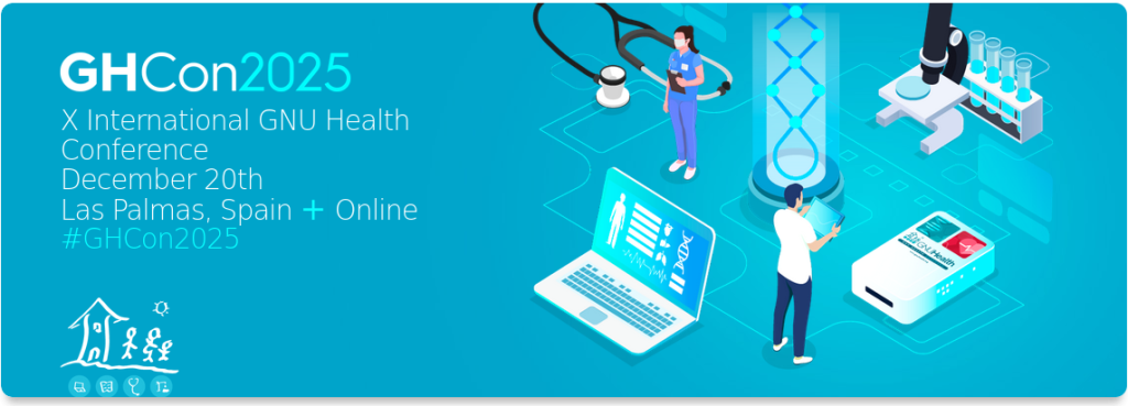 GNU Health Conference 2025 banner